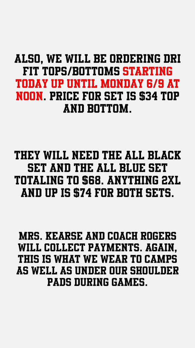 ‼️IMPORTANT INFORMATION‼️