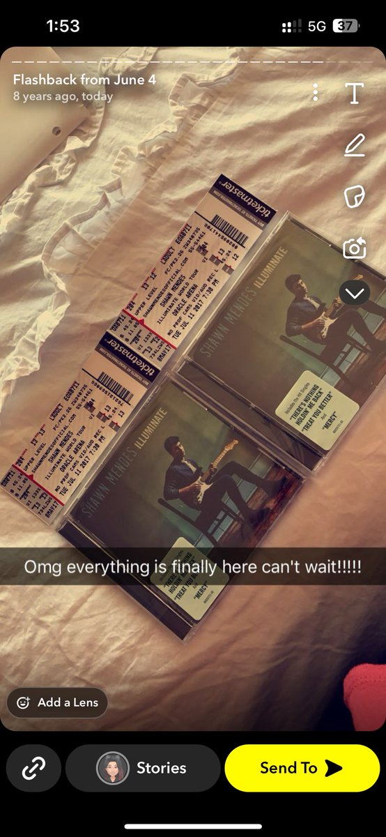 Stephrose28's tweet photo. @ShawnMendes wow it's been 8 years ago today when I got my Shawn Mendes Tickets! Its ironic because your tickets went on sale for your tour today. Hope to see you again! Just gotta save up 💕 @HollywoodBowl #ShawnOnTheRoadAgain https://t.co/R2fnNAomIb