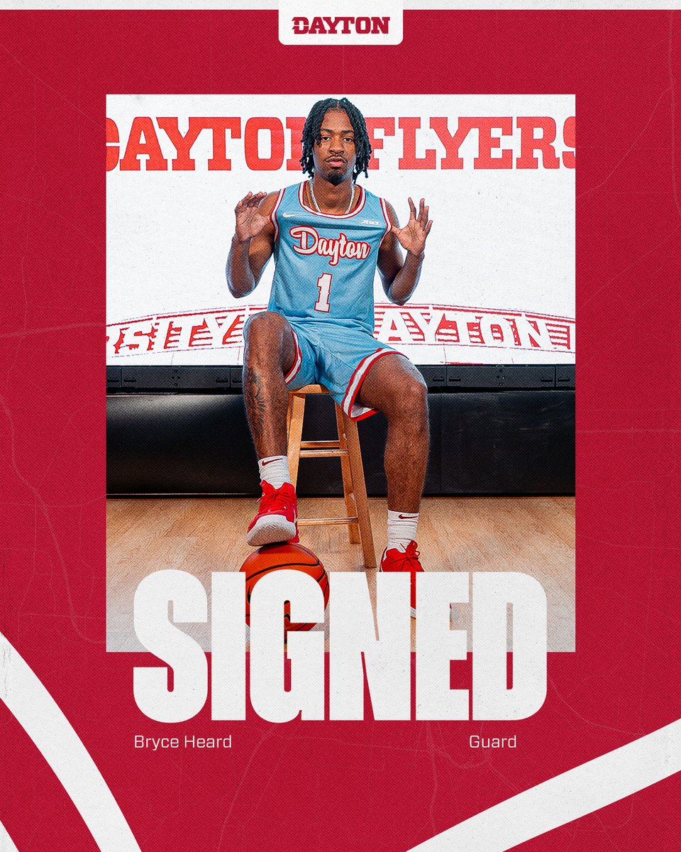 Dayton Basketball (@daytonmbb) on Twitter photo Welcome to Dayton, Bryce ✈️🏀
#GoFlyers // <a href="/Bryceheard_/">Bryce Heard</a> Welcome to Dayton, Bryce ✈️🏀
#GoFlyers // <a href="/Bryceheard_/">Bryce Heard</a>