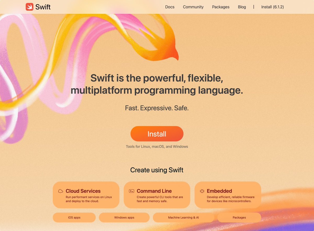 fatihiosdev's tweet image. Swift topluluğu harika bir işe daha imza atmış 👏
Yeni Swift.org yayında!
🔸 Modern tasarım
🔸 Kullanım örnekleri
🔸 Kod parçaları ve paketler
swift.org
#SwiftCommunity #SwiftLang #DevLife