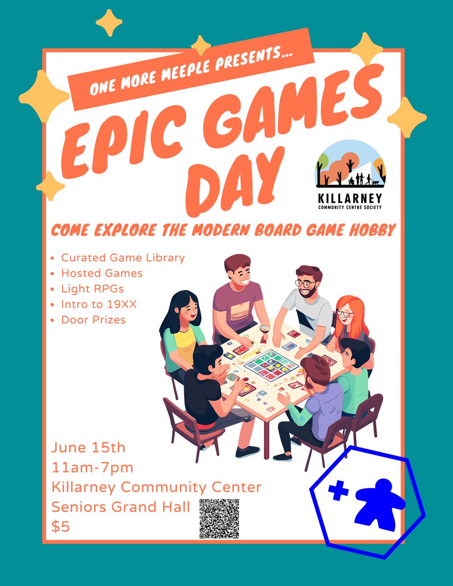 Come explore the modern board game hobby!

Curated Game Library
Hosted Games
Light RPGs
Intro to 19XX
Door Prizes!