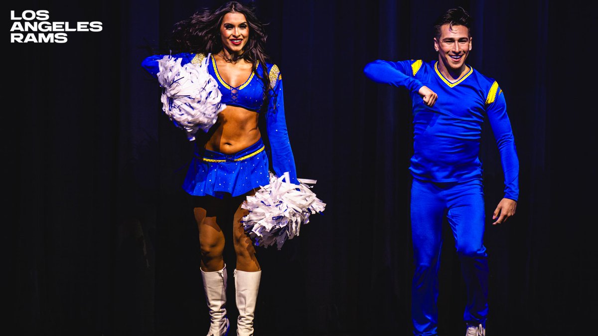 LARamsCheer's tweet image. Loved seeing all the Rams fans at Rams Revealed Live! 💙💛