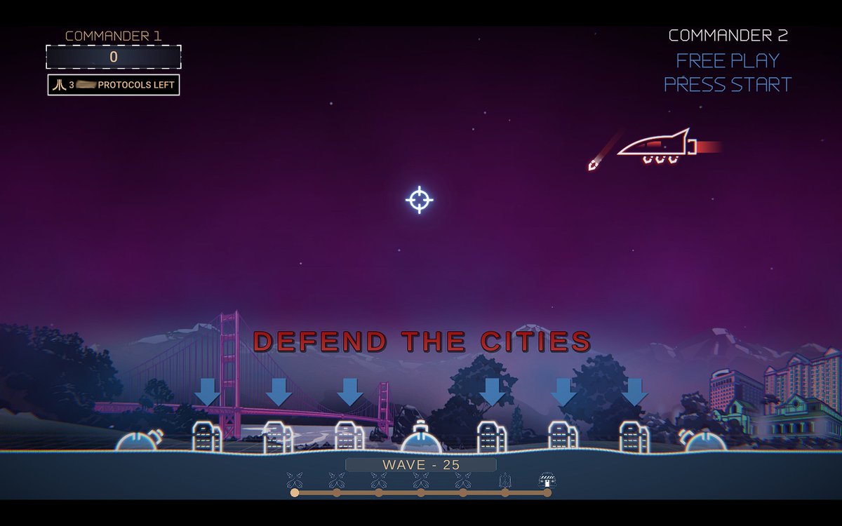 Missile Command Recharged Arcade is still in progress. Here's a very quick look - despite being WIP, notice any differences?