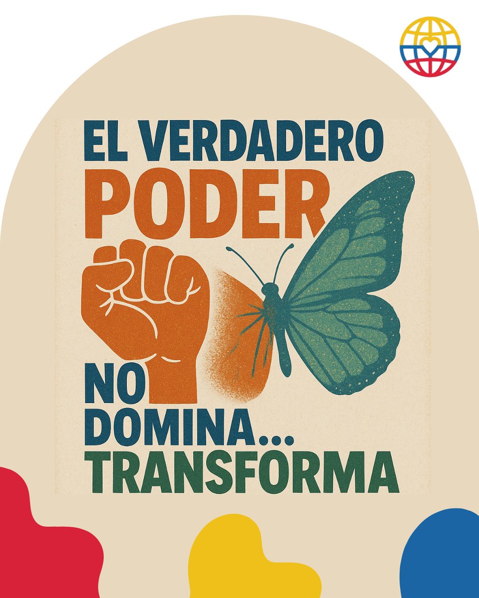 colnoviolenta's tweet image. 💥 El verdadero poder no es dominar, es transformar.
La noviolencia no es pasiva: ¡es una acción poderosa!
✊🏽 Transforma tu rabia.
🕊 Responde sin destruir.
🔥 Convierte el conflicto en cambio.

👉 #ActivaLaPaz
#NoViolencia #PoderQueTransforma #ColombiaNoviolenta