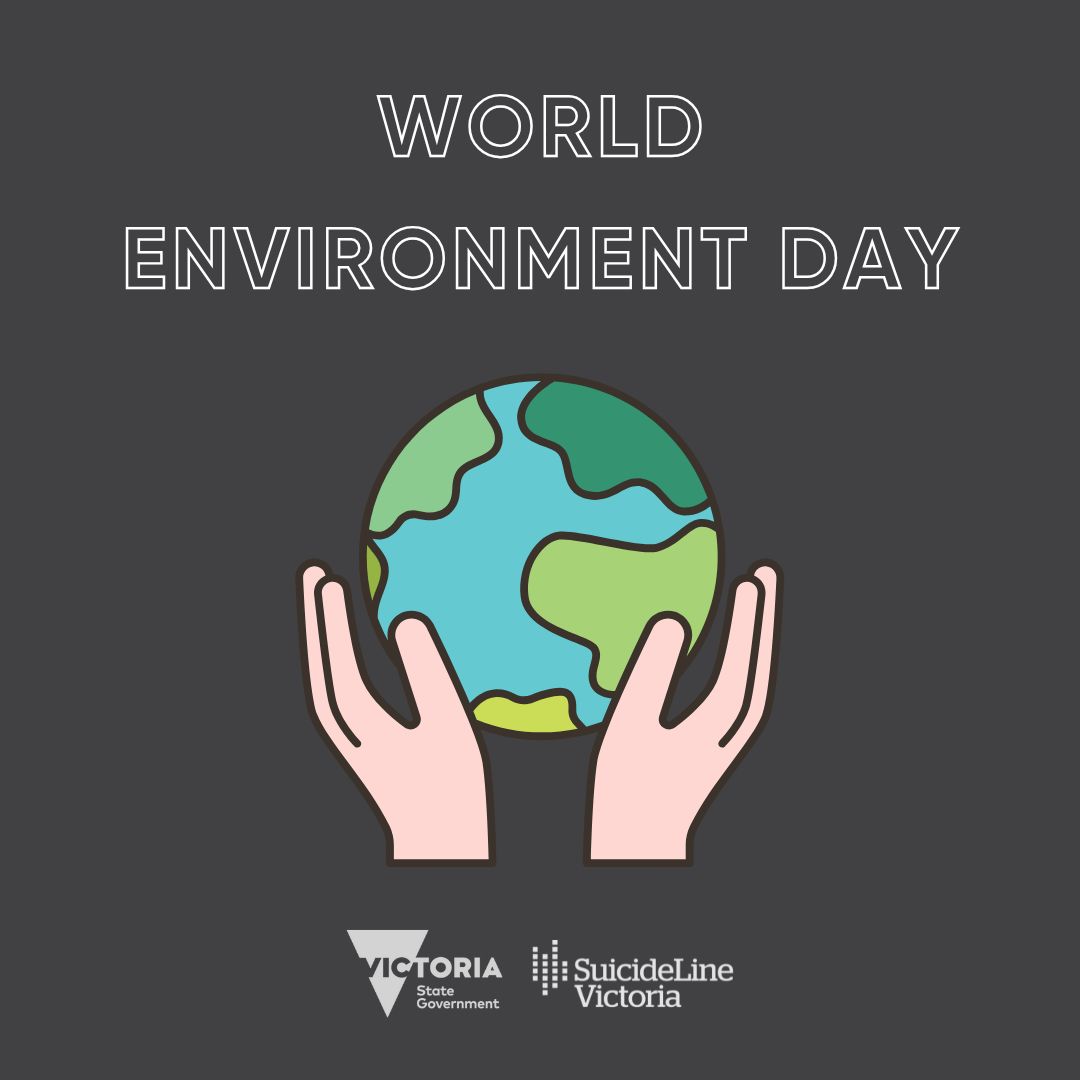 World Environment Day is a time to appreciate nature, but thoughts about climate and the future can cause anxiety. If you’re struggling, know we’re here to help. Spend time outside to slow down and reconnect.
Need support? Call 1300 651 251 or visit suicideline.org.au