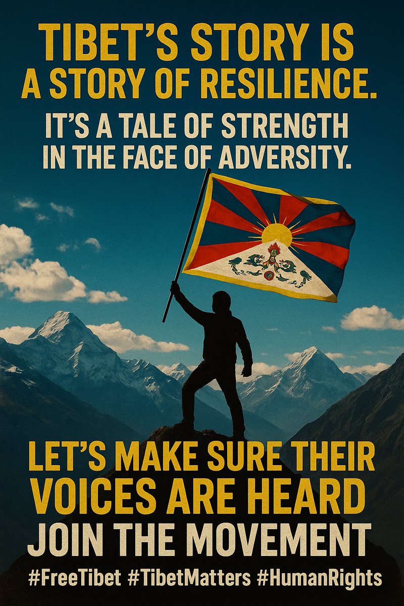 tibettruth's tweet photo. 📚🎶 From language to prayer, Tibet’s identity and culture is under attack. But YOUR solidarity is a shield. 🛡️💛 Be the echo of voices silenced. Share. Speak. Support. Tibet needs you. ✨ #SupportTibet #SaveTibetanCulture #ActForTibet https://t.co/dPAd81iM1A