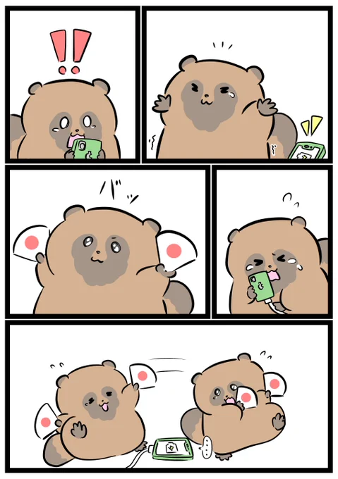 フレフレした朝☀️

#なみだぬき 