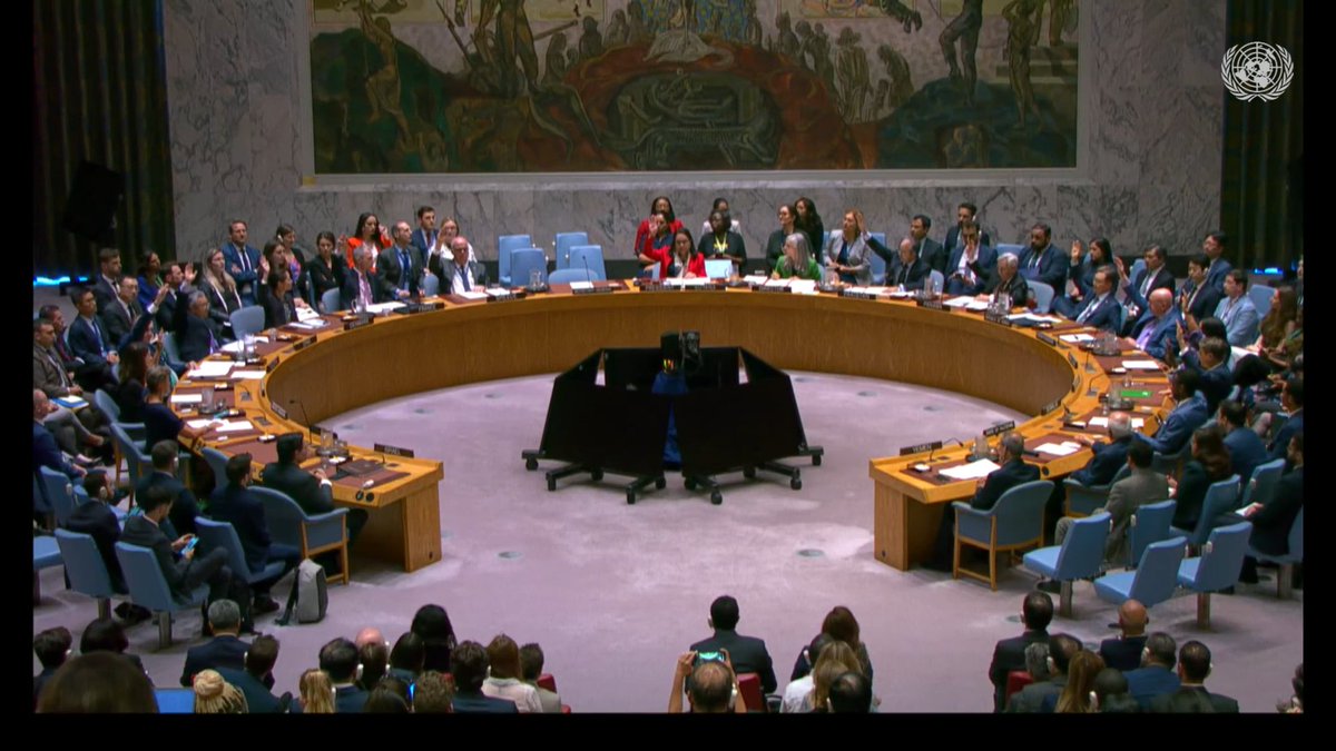 US again vetoes UN Security Council resolution on #Gaza that calls for ceasefire, releasing hostages &amp; unfettered humanitarian aid. All others voted in favor. US isn't just providing cover for #Israel's atrocities &amp; war crimes, incl. starvation as a weapon of war, it's complicit.