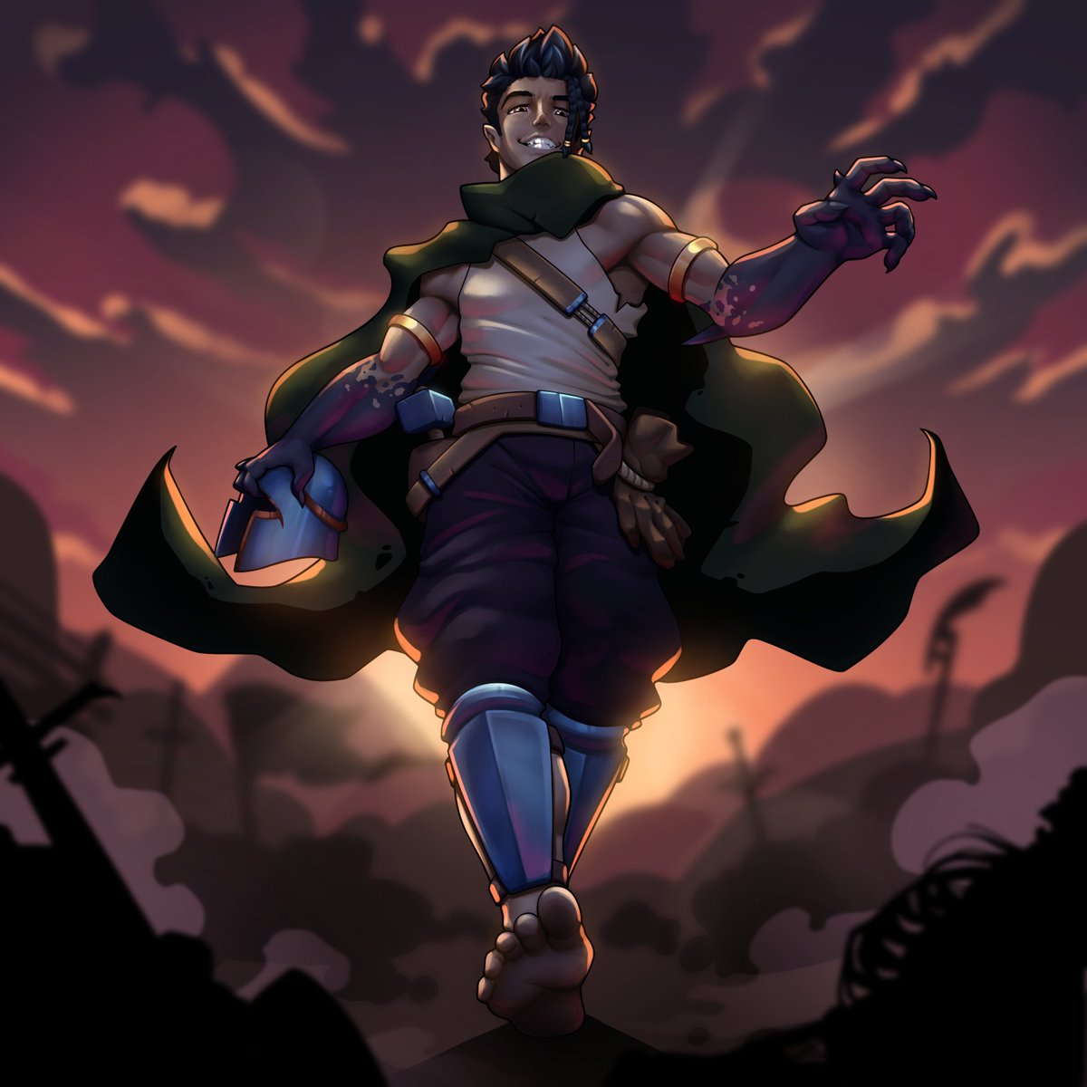 kormmo_rpg's tweet photo. After training in the mountains, I'm back 👺

#rpg #fantasy #medieval #anime #oc #art https://t.co/T89NHFjvdc