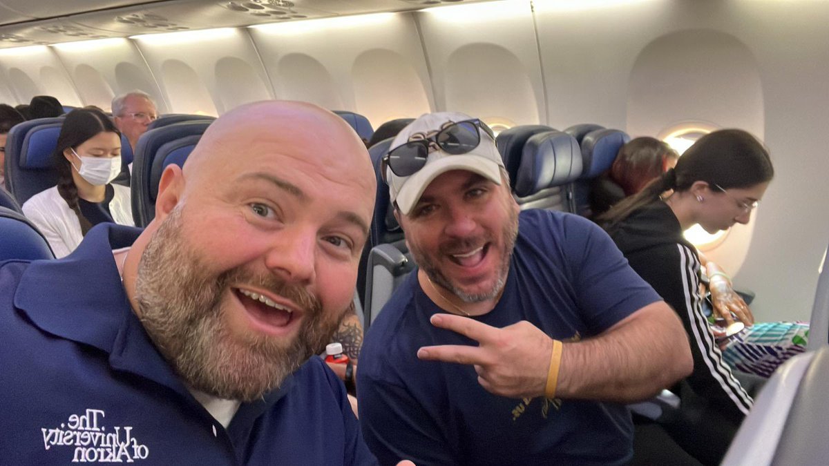 And we are off! 

The <a href="/uakron/">The University of Akron</a> Education students study abroad to Germany and Poland is about to take off to Berlin! Drs. Maguth and Visco are ready. 

<a href="/uakronalumni/">UAkron Alumni</a> <a href="/uakronadmission/">The University of Akron Office of Admissions</a>