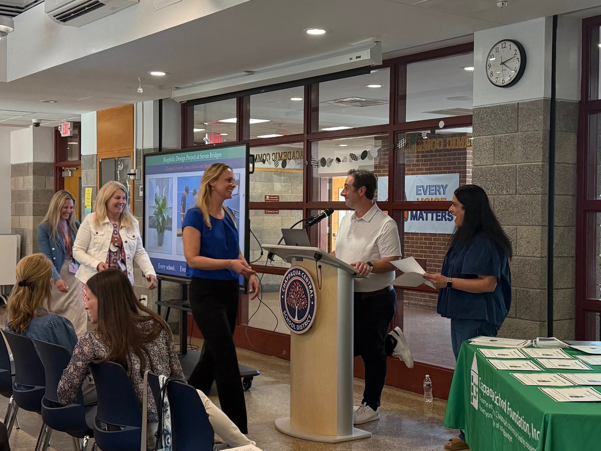 Chappaqua School Foundation (@csf_chappaqua) on Twitter photo At the <a href="/CSF_Chappaqua/">Chappaqua School Foundation</a> Innovator of the Year ceremony, we proudly celebrated <a href="/JennyGieras/">Jenny Gieras</a> for her outstanding work driving innovation in our classrooms. Congrats to Jenny and all the 24/25 CSF Grant recipients—your dedication to excellence inspires us all! #CSFGrants440K At the <a href="/CSF_Chappaqua/">Chappaqua School Foundation</a> Innovator of the Year ceremony, we proudly celebrated <a href="/JennyGieras/">Jenny Gieras</a> for her outstanding work driving innovation in our classrooms. Congrats to Jenny and all the 24/25 CSF Grant recipients—your dedication to excellence inspires us all! #CSFGrants440K
