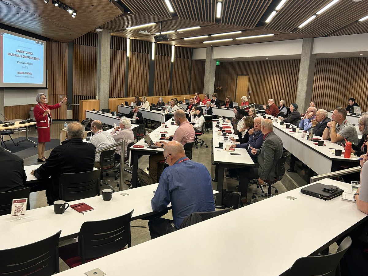 Chris Mulick (@chrismulick) on Twitter photo Spending the afternoon at <a href="/WSUEverett/">WSU Everett</a> at the annual WSU Advisory Council Summit, bringing together advisory councils from the university’s campus communities. Good to be with so many great friends. #GoCougs Spending the afternoon at <a href="/WSUEverett/">WSU Everett</a> at the annual WSU Advisory Council Summit, bringing together advisory councils from the university’s campus communities. Good to be with so many great friends. #GoCougs