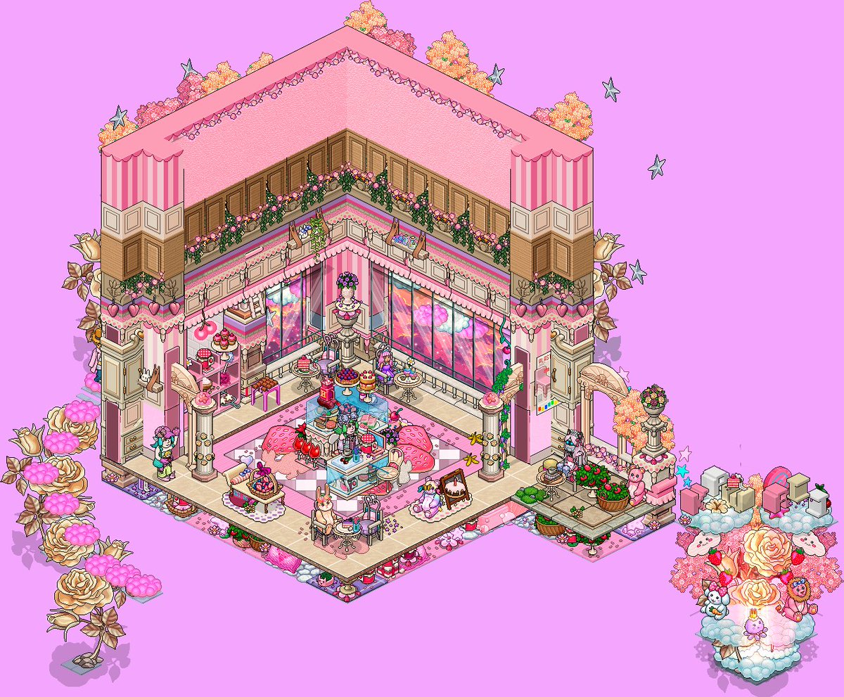 TooTooxe's tweet photo. โ
โฟหโนโกโ Kawaii strawberry shortcake Bakery โโกโนหโฟโ
๐๐ง๐ธ๐ฉถ๐ชท
Una suave, esponjosa y pinky pastelerรญa hecha por mรญ. โหโนโก
Esta fue una de mis salitas favoritas realizadas para los tramos del estilo 'Kawaii' y sin duda, amรฉ. ๐ฐ
Solo en @ESHabbo
#M12W #TooxeDesign ๐ษ https://t.co/otdVzAhPj8