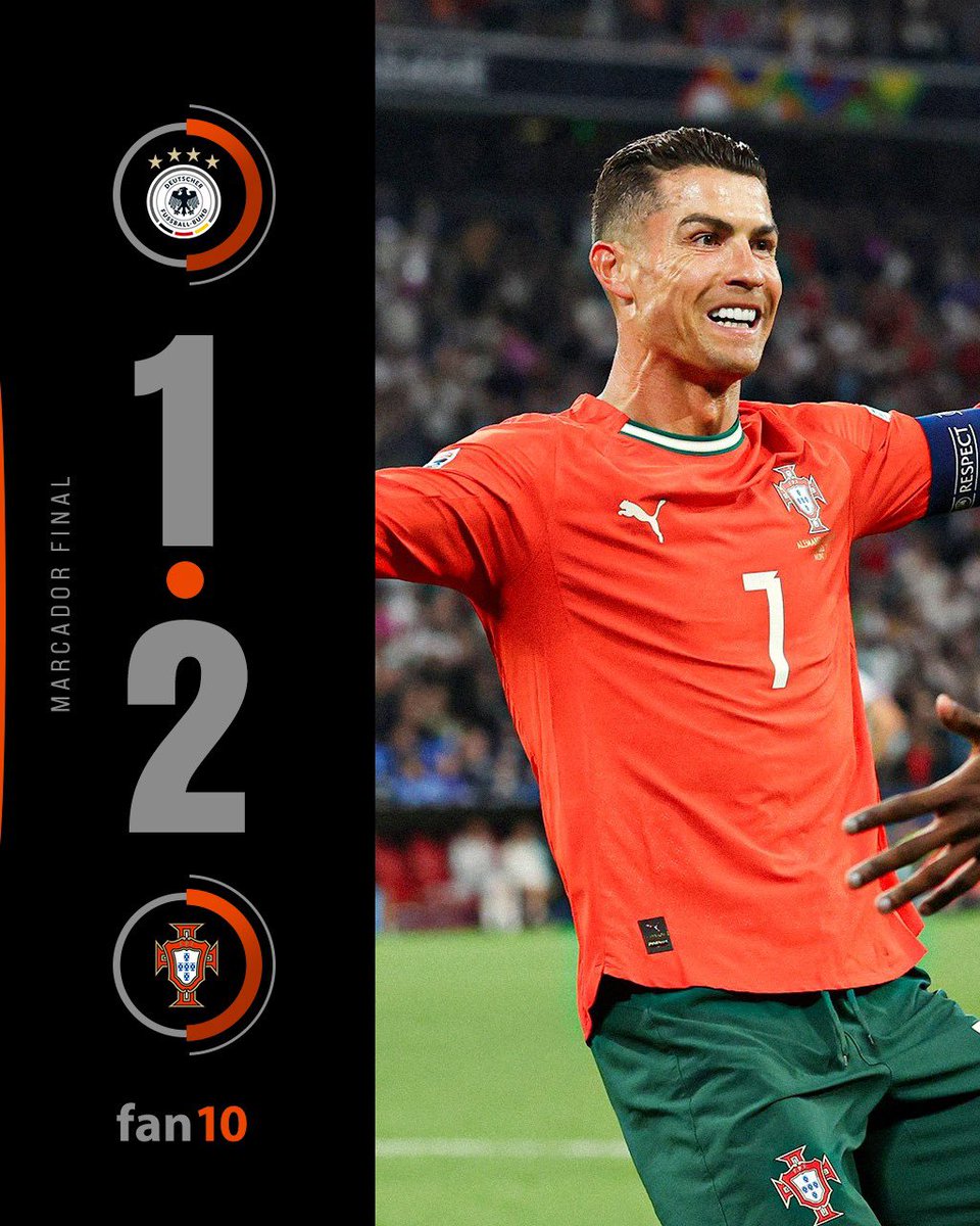 ¡¡PORTUGAL A LA FINAL!!🇵🇹🏆
¡¡CR7 CONSUMÓ LA REMONTADA!!

El mejor de todos los tiempos lo ha hecho una vez más, Cristiano Ronaldo clasifica a la selección lusa a la final de la UEFA Nations League venciendo a Alemania en Múnich.

EL GOAT VA POR UN NUEVO TÍTULO CON PORTUGAL. 🤩🐐