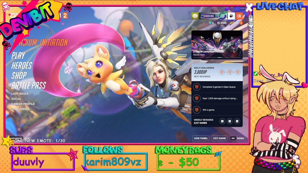 devibits's tweet image. PLAYING OVERWATCH!! happy pride :]

twitch.tv/devibit