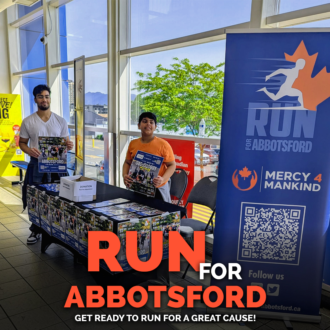 𝗥𝗨𝗡 𝗙𝗢𝗥 𝗔𝗕𝗕𝗢𝗧𝗦𝗙𝗢𝗥𝗗

🗓️ June 22, 2025
🕘 11:00 AM
📍 Mill Lake Park, Abbotsford, BC

Join hands for <a href="/FVHCF/">Fraser Valley Health Care Foundation</a>
and prove each step helps build healthier lives in #Abbotsford.

Register  raceroster.com/events/2025/98…

Run for the community.

#RunForAbbotsford #Mercy4Mankind