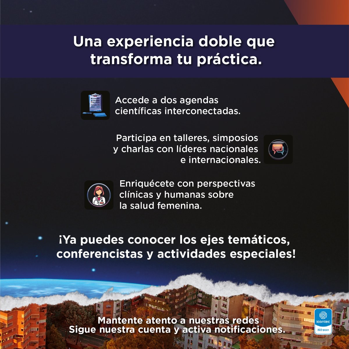 🎓 ¡Dos congresos, una experiencia única… y ya puedes ser parte!

Las inscripciones están oficialmente abiertas para los eventos más esperados del año en salud femenina.

➡️ Toda la información y formularios de inscripción en el link de nuestra página web fecolsog.org