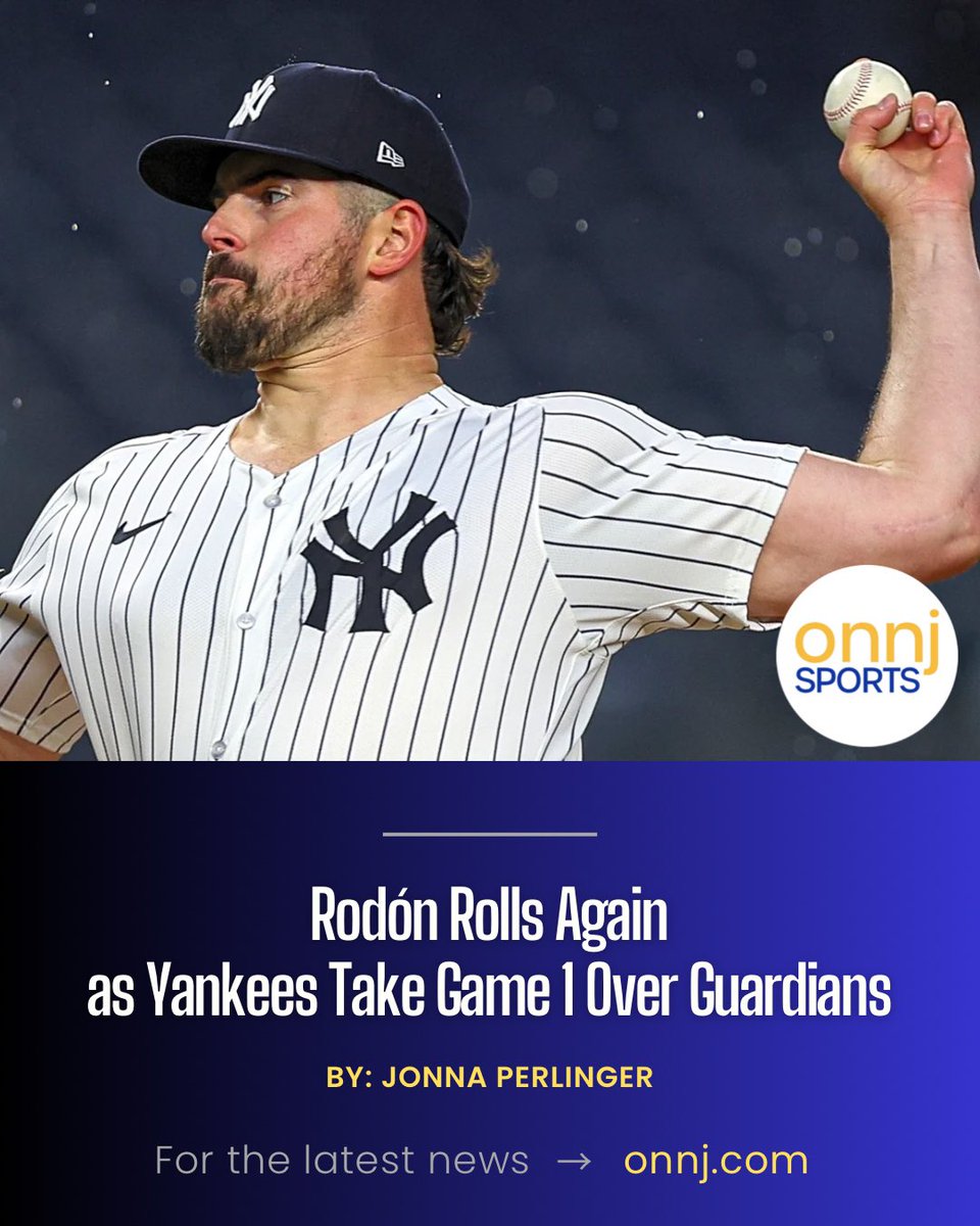JP_YankeesGirl (@90syankskid) on Twitter photo 🧢 Rodón rolls: 7 IP, 1 ER, 8 K, 17 straight retired
💥 Jazz returns: go-ahead HR in 7th
💣 Volpe follows: back-to-back blast
🔒 Leiter & Williams: lock down the W
👑 Judge honored: AL Player of the Month (again)
Read the full story here:
👉 onnj.com/rodon-rolls-ag… <a href="/Yankees/">New York Yankees</a> 🧢 Rodón rolls: 7 IP, 1 ER, 8 K, 17 straight retired
💥 Jazz returns: go-ahead HR in 7th
💣 Volpe follows: back-to-back blast
🔒 Leiter & Williams: lock down the W
👑 Judge honored: AL Player of the Month (again)
Read the full story here:
👉 onnj.com/rodon-rolls-ag… <a href="/Yankees/">New York Yankees</a>