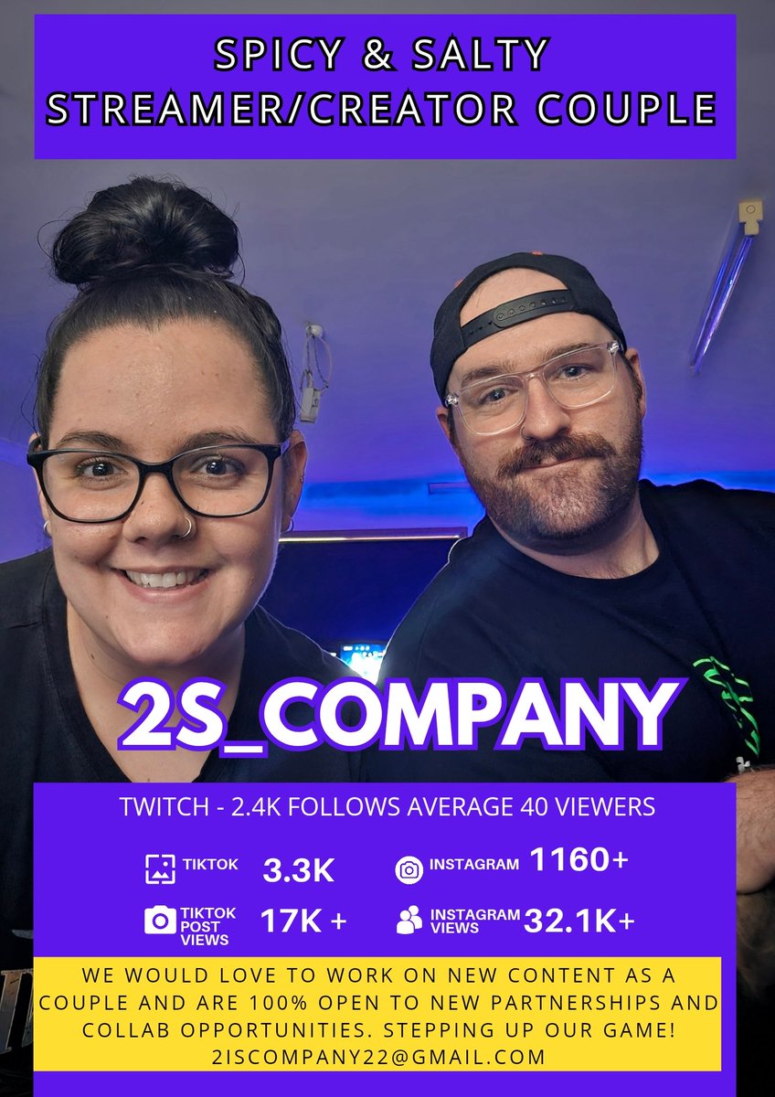 Updated Media Kit for June. 

We are keen to get rolling on some content creation! Open for collaboration, unboxing, sponsored streams and more! 💚💜