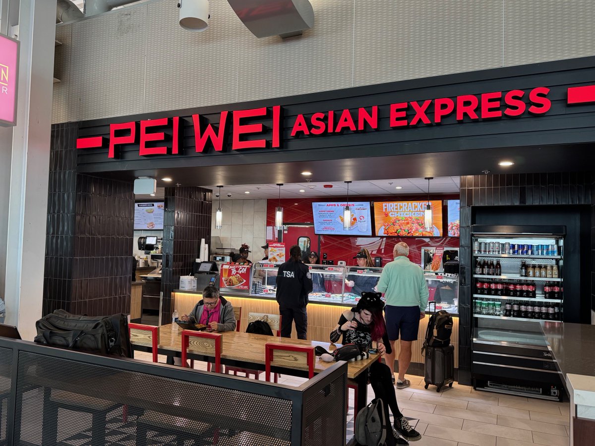 STL Airport (@flystl) on Twitter photo Pei Wei is now open in T2 near the TSA Checkpoint. Make sure to grab some Asian-inspired cuisine your next time traveling through STL. Pei Wei is now open in T2 near the TSA Checkpoint. Make sure to grab some Asian-inspired cuisine your next time traveling through STL.