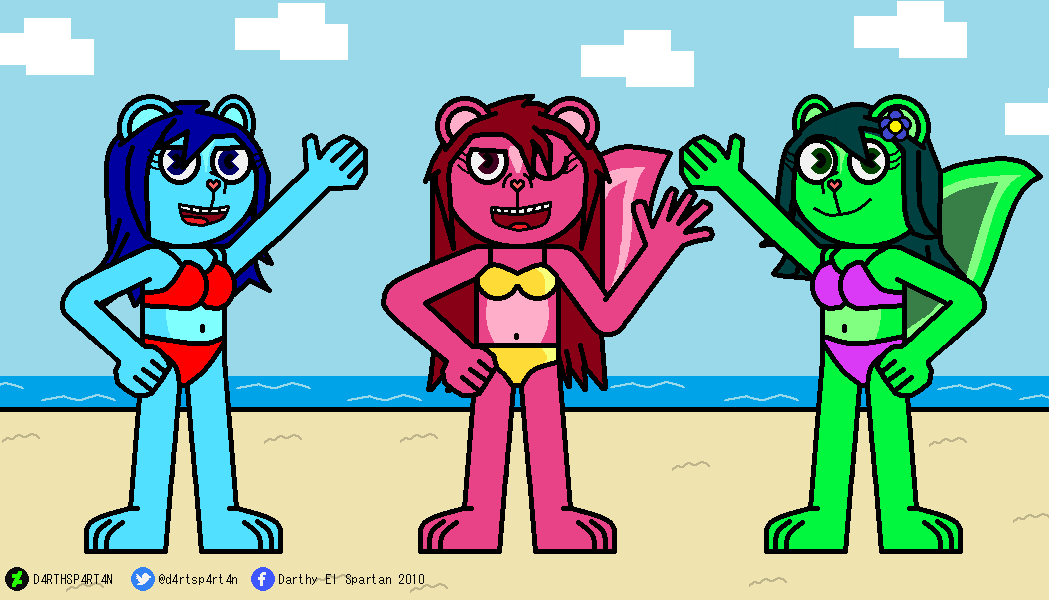 d4rthsp4rt4n's tweet photo. The Dancerings enjoying the summer in the beach ππ
#messlie #knify #marylie #htfoc #happytreefriends #fanart https://t.co/DbJFriMUaU