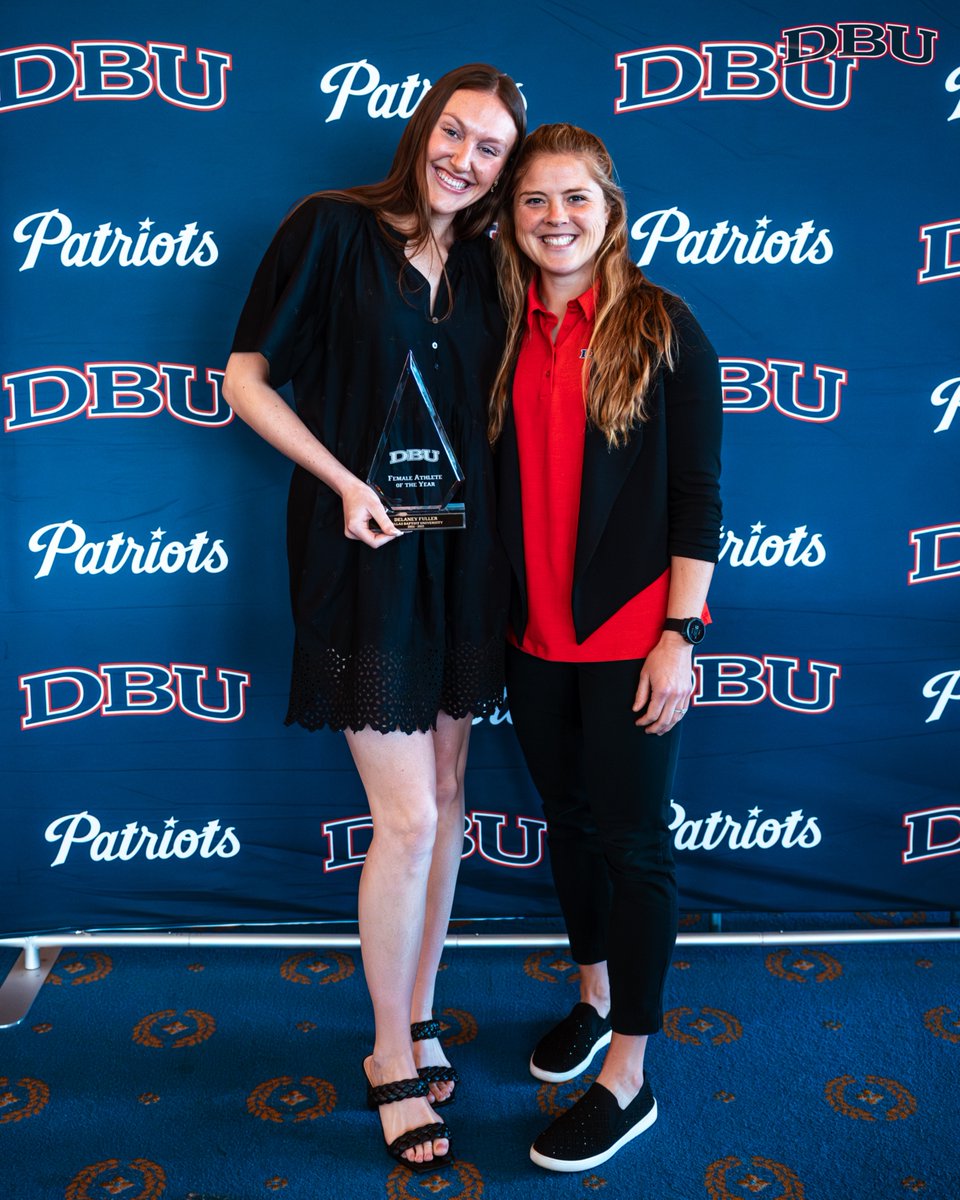 DBUAthletics's tweet image. We are proud to recognize our 2025 Patriot Award recipients!
Delaney Fuller, Female Athlete of the Year
Ricky Lujan, Co-Male Athlete of the Year
Grant Jay, Co-Male Athlete of the Year
Ellie Frye, Female President's Patriot Award
Nate Humphreys, Male President's Patriot Award
