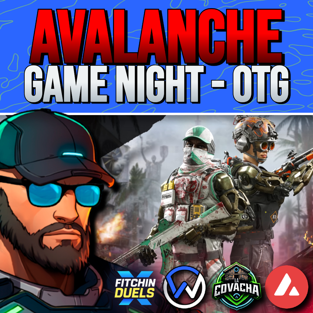 EL REA 🔺 🇦🇷 (@elrea01) on Twitter photo 🔺 Deathmatch Game Night ! 🔺
Hosting a wild session for all <a href="/playoffthegrid/">Off The Grid</a> lovers !
🟢 Game Night Details:
- AVAX in prizes (giveaways + rewards for top players)
– Date: Thursday, June 5th (10PM UTC-3)
– Where: <a href="/LaCovachaGuild/">La Covacha Guild</a> Discord (link in bio)
- No team? No worries, just 🔺 Deathmatch Game Night ! 🔺
Hosting a wild session for all <a href="/playoffthegrid/">Off The Grid</a> lovers !
🟢 Game Night Details:
- AVAX in prizes (giveaways + rewards for top players)
– Date: Thursday, June 5th (10PM UTC-3)
– Where: <a href="/LaCovachaGuild/">La Covacha Guild</a> Discord (link in bio)
- No team? No worries, just