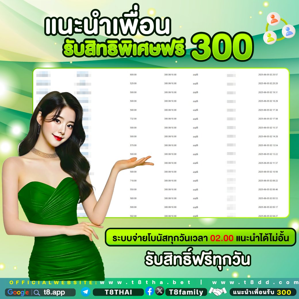 💸 เพื่อนสมัคร เรารับโบนัส ไม่ต้องลงทุน!
🎁  ยิ่งชวนมาก ยิ่งได้มาก⚡
💯 มียอดถอนได้โดยที่ไม่ต้องฝาก
👨🏻‍🦱 ชวนเพื่อนมารับโบนัสฟรีกันนะคะ ❤🥳
