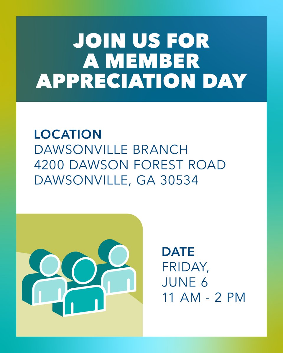 Member Appreciation Day is this Friday! Join us for lunch as we celebrate and thank you for being such incredible members. We can't wait to see you there! 🤩  
#AssociatedCU #Member #Appreciate #ThankYou