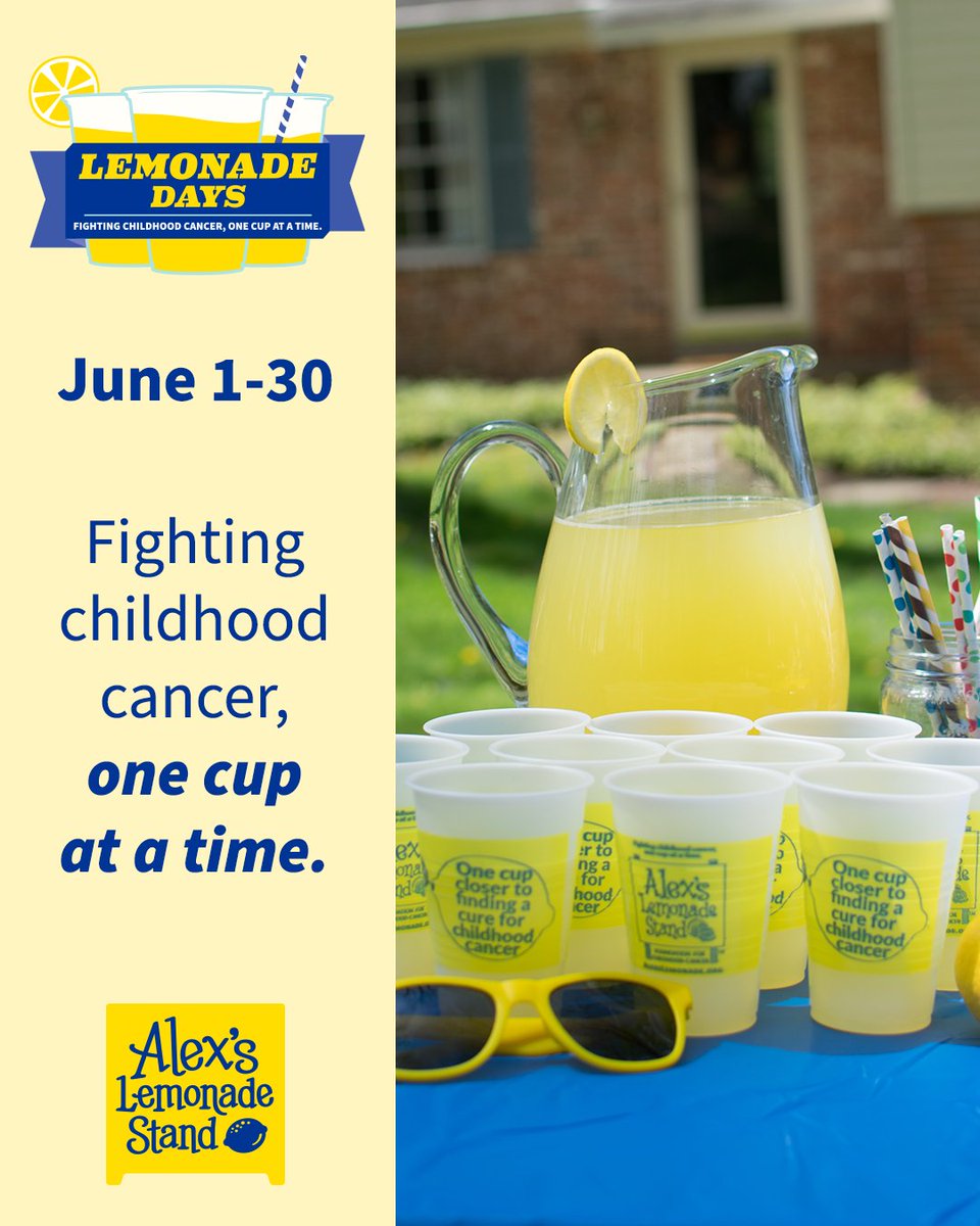 MonkeyJoesParty's tweet photo. Fighting childhood cancer, one cup at a time! At Monkey Joe's, we are teaming up with @AlexsLemonade to help kids with cancer during #LemonadeDays! We invite you to join us in making a difference by supporting our fundraiser! Click here to donate online: https://t.co/qdLvXnUyLB https://t.co/8ifn3TCMVZ