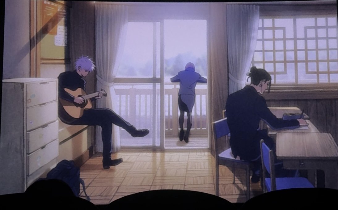 studying, strumming, and smoking... that's my trio right there