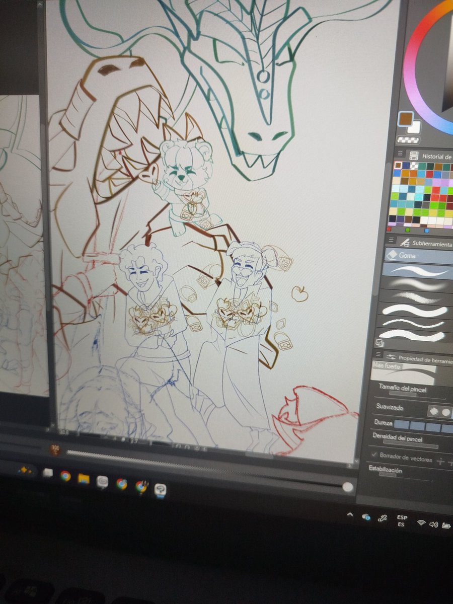 blunderwilt's tweet photo. Aún extrañamos webones show verdad? Ya estoy haciendo el lineart :') está cosa tiene muchos personajes y les juro estoy detestando hacer dragones jajaja 
#WebonesShowfanart https://t.co/hJmUOjBW0B