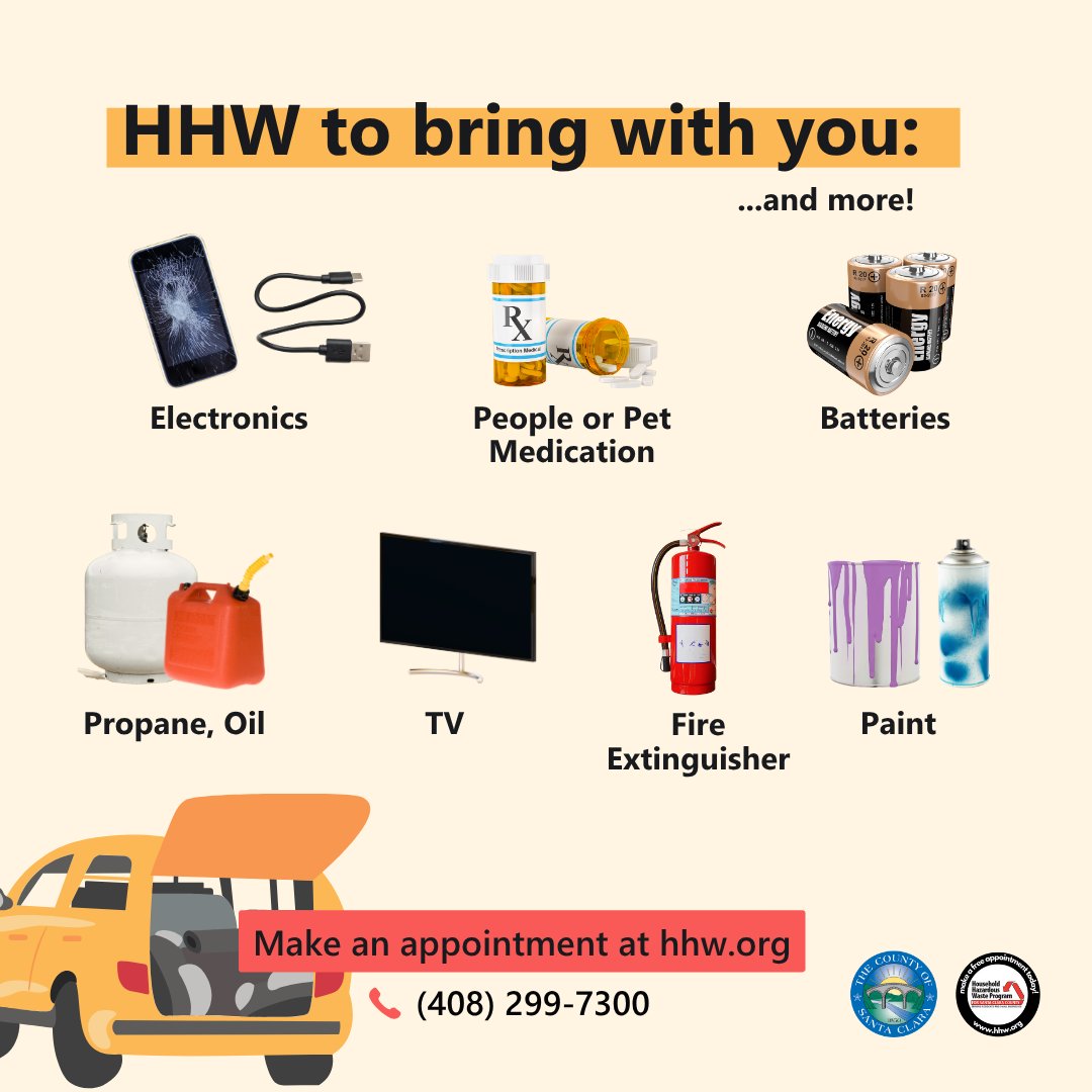 SCCHHW's tweet photo. 🎒🐾 School’s out soon! Keep kids &amp; pets safe from household hazardous waste &amp; meds. Drop them off at our free #Milpitas event:
🗓️ Sat, June 14 | 8am–12pm
📍Schedule a free appointment: https://t.co/8IIMyt6S98
#SantaClaraCounty #HHW https://t.co/neP4xGCpb1