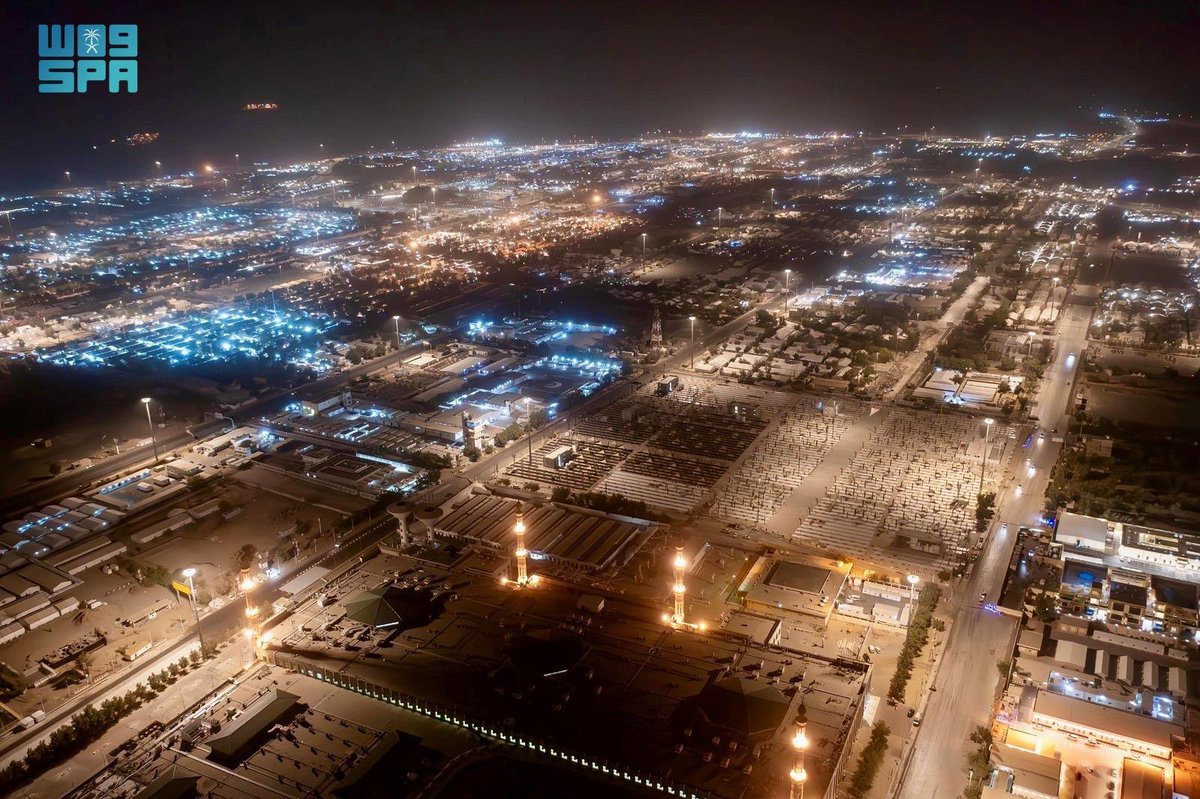 20 ألف وحدة إنارة في مشعر عرفات بطراز هندسي فريد وأساليب مبتكرة.