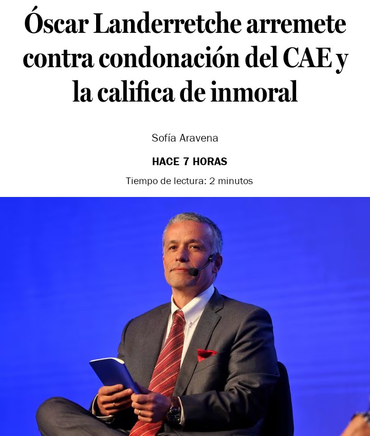 Landerretche apoya las Isapres, las AFP y considera inmoral condonar el CAE para que los bancos sigan lucrando con la educación de los chilenos. Landerretche representa a la Concertación neoliberal, al igual que la Tohá. Por eso se sumó a su comando. Son el pasado, no el futuro.