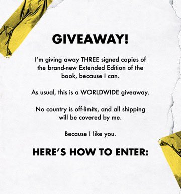 TheOnlyBandITW's tweet image. GIVEAWAY TIME, YOU NO GOOD PUNKS

Read the rules. Follow the rules. Win the stuff.

Maybe.

Winners announced Monday (June 9) xoxo