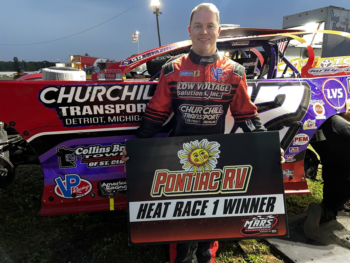 MARS Championship Series (@marsdirtracing) on Twitter photo Throughout the 2025 MARS Late Model Championship Powered by <a href="/FKrodends/">Team FK</a> season, <a href="/PontiacRV/">Pontiac RV</a> is the proud provider of Heat Race #1.
The most recent Pontiac RV Heat Race #1 winner includes:
May 30 & May 31 | <a href="/LaSalleSpeedway/">LaSalle Speedway</a> | <a href="/BobbyPierce32/">Bobby Pierce</a> Throughout the 2025 MARS Late Model Championship Powered by <a href="/FKrodends/">Team FK</a> season, <a href="/PontiacRV/">Pontiac RV</a> is the proud provider of Heat Race #1.
The most recent Pontiac RV Heat Race #1 winner includes:
May 30 & May 31 | <a href="/LaSalleSpeedway/">LaSalle Speedway</a> | <a href="/BobbyPierce32/">Bobby Pierce</a>