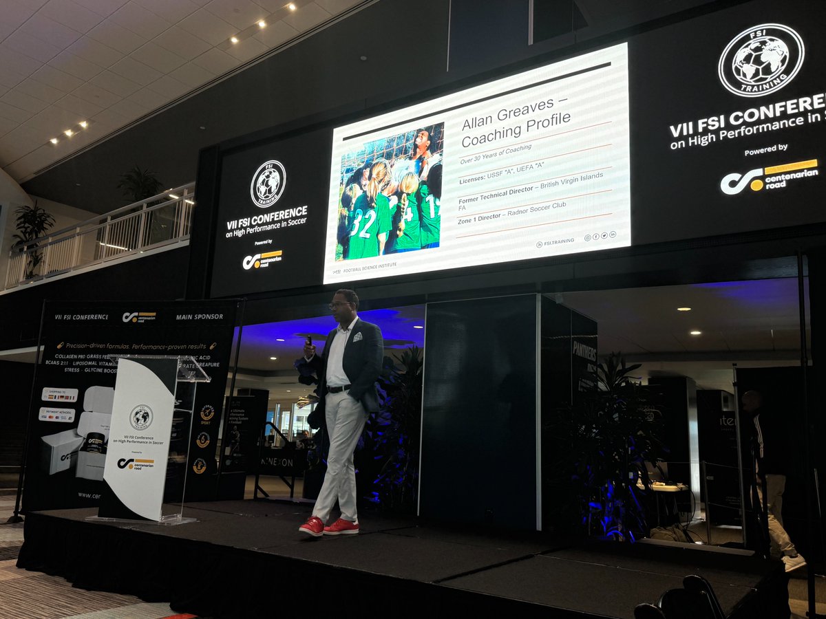 🎙️ Live now: Allan Greaves – Creating a club environment for players, coaches and parents
30+ years of youth development experience!

#FSIConference25