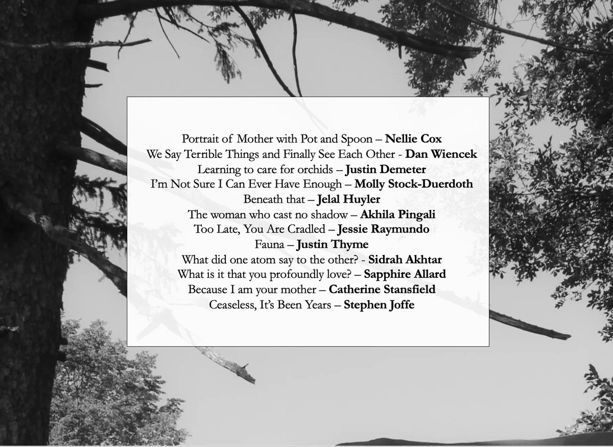 Passionfruitlit's tweet image. Issue 18, featuring cover art by Kelli Lage and contributions from 12 brilliant poets, is out now!
Find it on our website - link in bio.