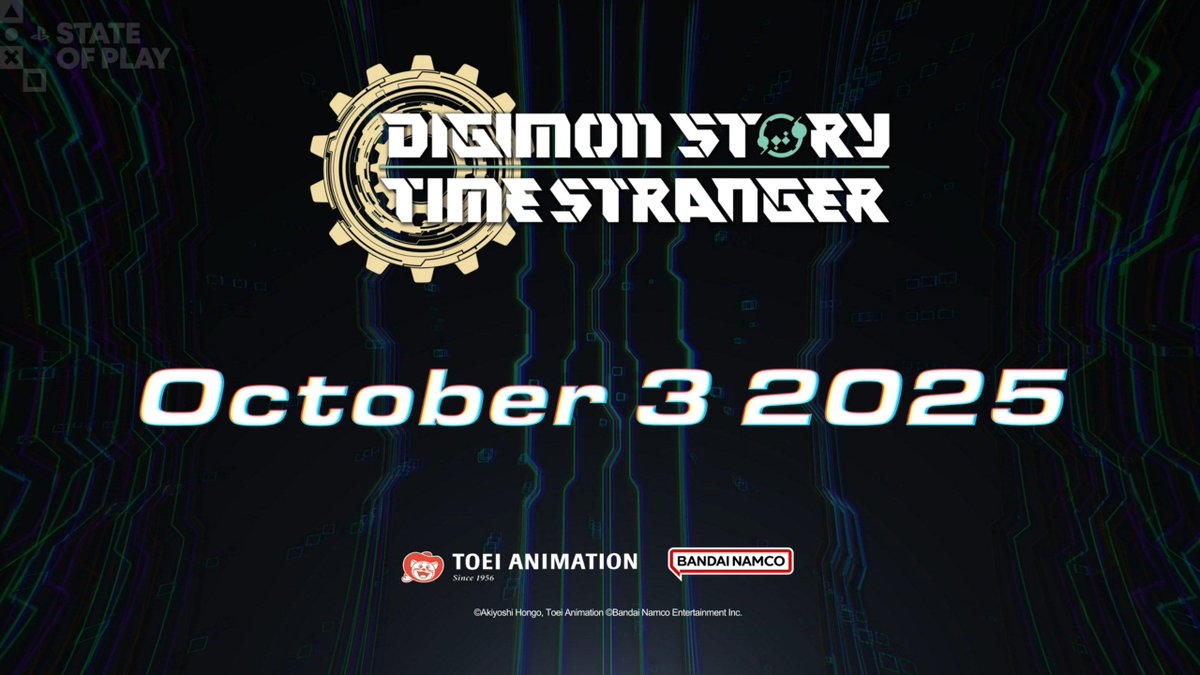 Wario64's tweet image. Digimon Story: Time Stranger out Oct 3