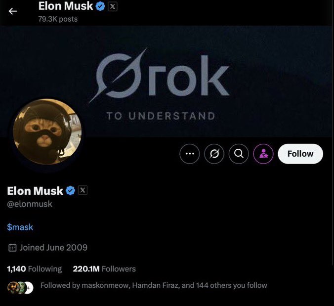 This happening should not shock you the way we are heading.

Now I ask you all to help us $MASK members.

WE ALL need to tag <a href="/elonmusk/">Elon Musk</a> in the comments to get this to happen and like and repost this tweet.

This is actually possible to happen for $MASK

Belive in something you
