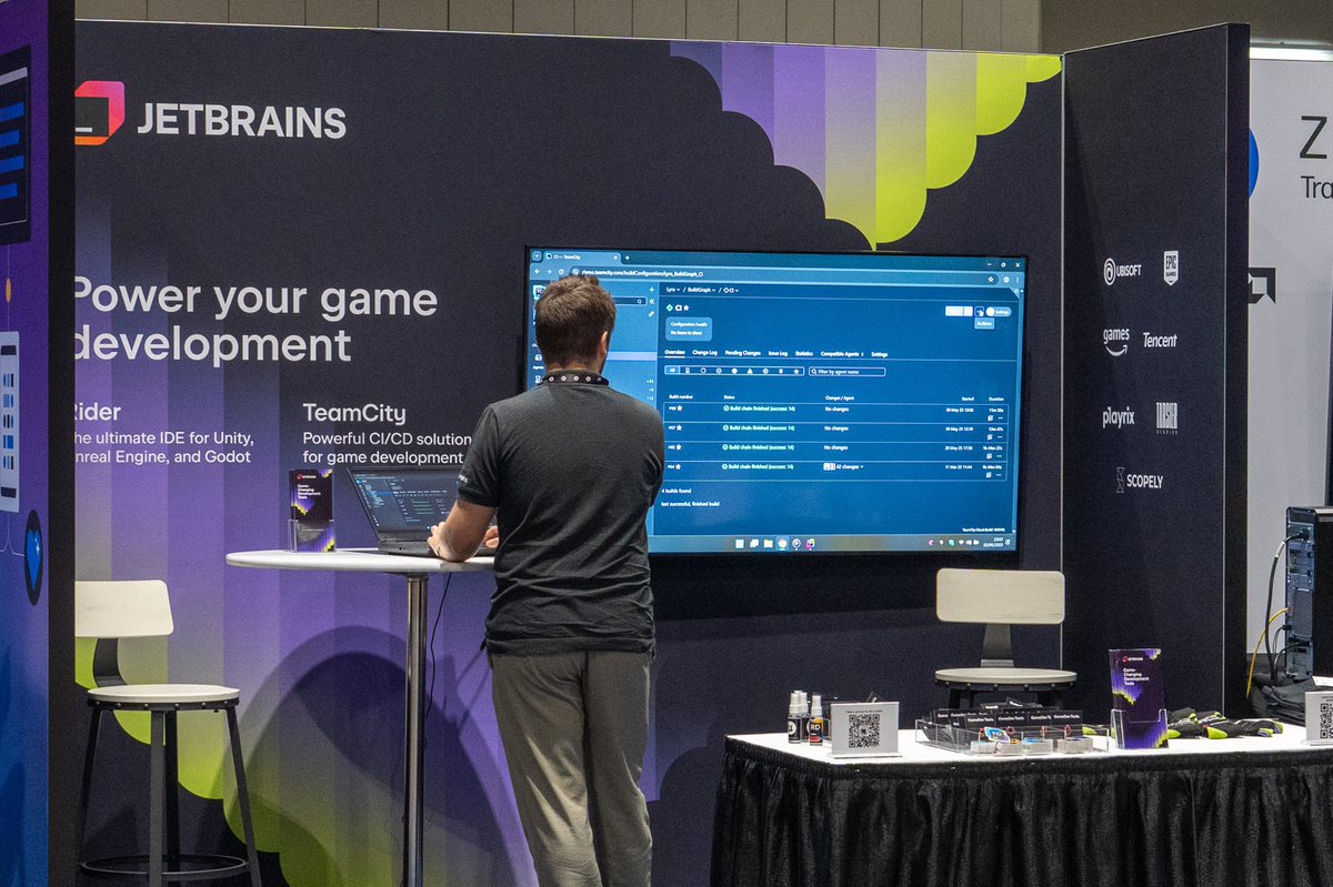 At #UnrealFest in Orlando?
Swing by our booth and let’s chat about Unreal Engine development from C++ quirks to Rider tips &amp; tricks. 
Drop by, take our survey, and grab some swag on the way out 💬🛠️