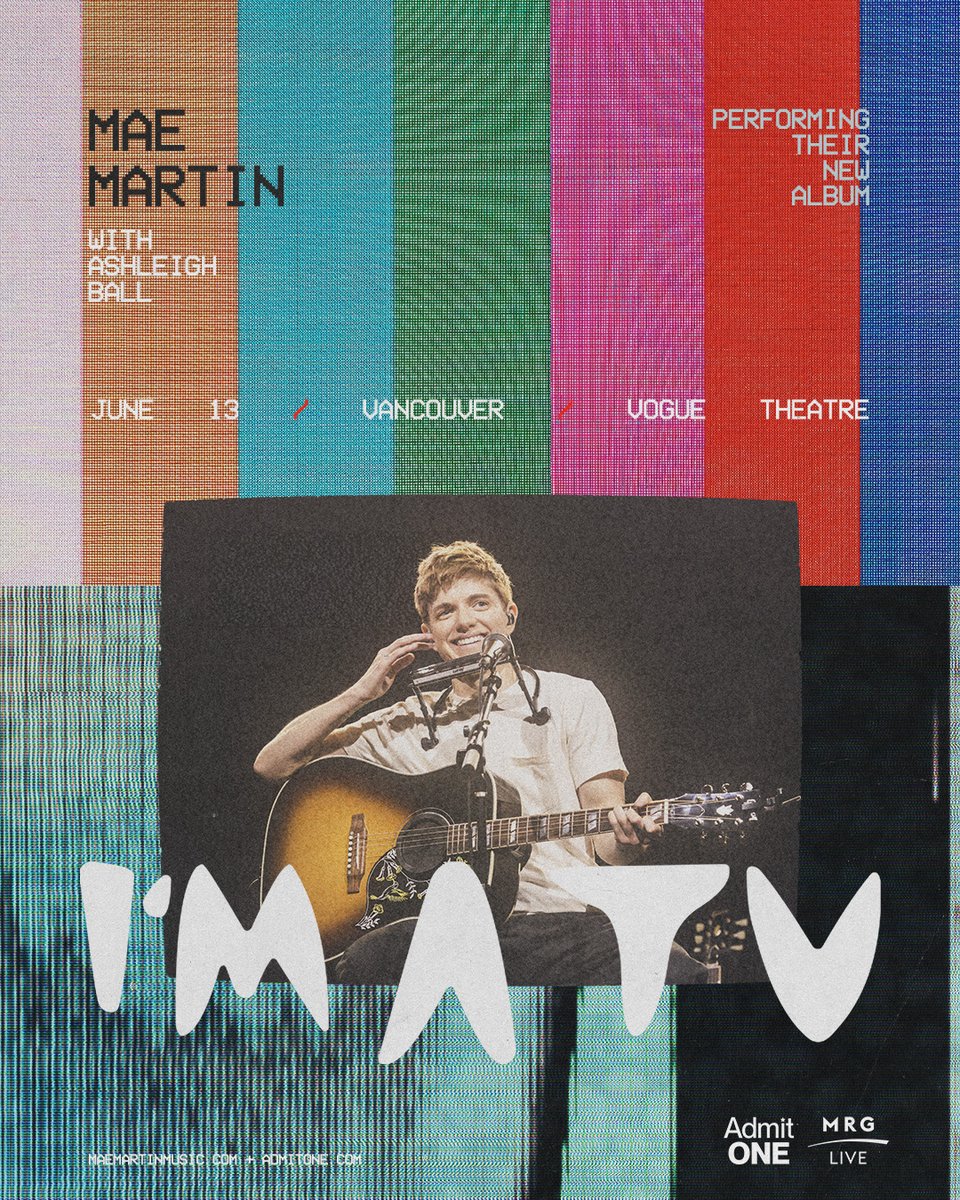 Vogue Theatre (@voguetheatre) on Twitter photo SUPPORT ADDED๐จ <a href="/ash_leigh_ball/">ashleigh ball</a> will be opening for <a href="/TheMaeMartin/">Mae Martin</a> at the Vogue on June 13th!
๐๏ธ Grab your tickets now: bit.ly/452A1jQ SUPPORT ADDED๐จ <a href="/ash_leigh_ball/">ashleigh ball</a> will be opening for <a href="/TheMaeMartin/">Mae Martin</a> at the Vogue on June 13th!
๐๏ธ Grab your tickets now: bit.ly/452A1jQ