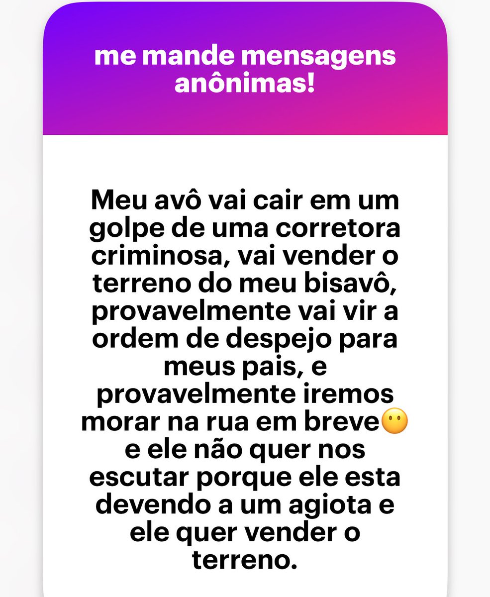 eu sinto muito 😣
infelizmente pessoas mais de idade já não costumam ouvir muito bem as pessoas em discussões, e imagino que seja pior por ter batido o desespero de estar sem dinheiro pra pagar algo que deve e que pode valer a vida 

sua família esta bem? pensando em uma solução?