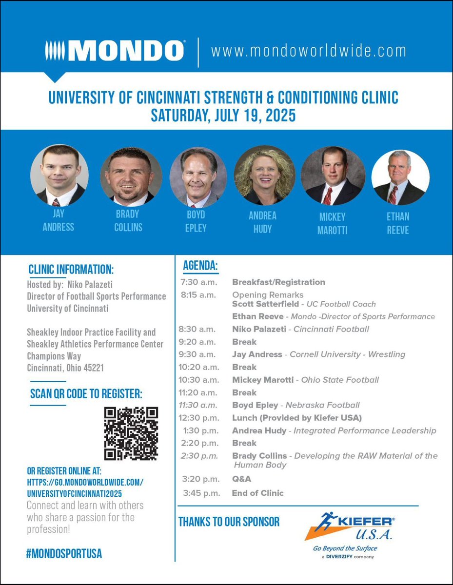 Niko Palazeti (@nikopalazeti) on Twitter photo Thank you to <a href="/MondoSport_USA/">Mondo Sport USA</a> for the opportunity to host!
Grateful to speak, learn, and connect with coaches in the Cincinnati community—and to highlight our new Performance Center!
#CincinnatiCoaches x #ProfessionalDevelopment Thank you to <a href="/MondoSport_USA/">Mondo Sport USA</a> for the opportunity to host!
Grateful to speak, learn, and connect with coaches in the Cincinnati community—and to highlight our new Performance Center!
#CincinnatiCoaches x #ProfessionalDevelopment