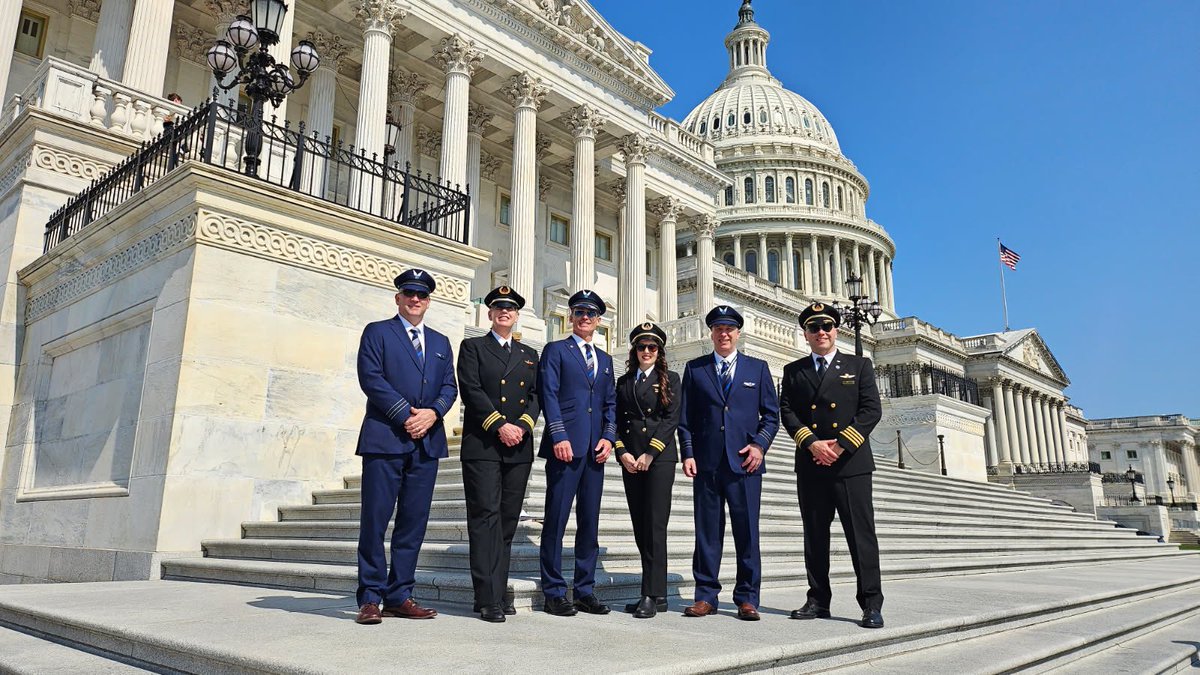 Laura T (@laura_t_pilot) on Twitter photo This is how <a href="/ALPAPilots/">Air Line Pilots Association</a> Evergreen Team does it!
Thanks to the leadership and dedication of the Government Affairs team in DC, we met with our members of Congress to advocate on behalf of 3,500+ pilots from Washington State
Together we #KeepFlyingSafe
#ALPA2025Summit This is how <a href="/ALPAPilots/">Air Line Pilots Association</a> Evergreen Team does it!
Thanks to the leadership and dedication of the Government Affairs team in DC, we met with our members of Congress to advocate on behalf of 3,500+ pilots from Washington State
Together we #KeepFlyingSafe
#ALPA2025Summit