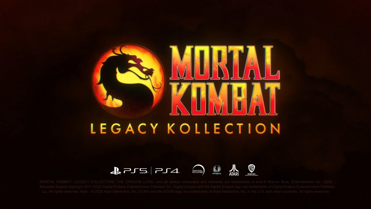 Mortal Kombat Legacy Kollection (Digital Eclipse), out 2025

Rollback netkode, arcade/console/handheld versions