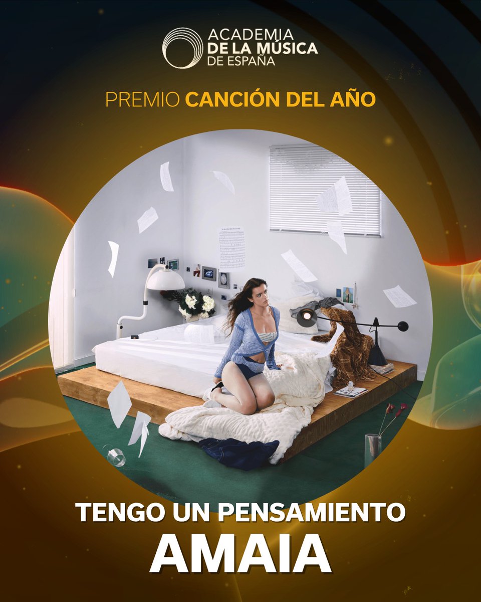 🏆El Premio 2025 Canción del año es para <a href="/amaiaromero/">amaia</a> 

¡Enhorabuena!

#premiosacamus