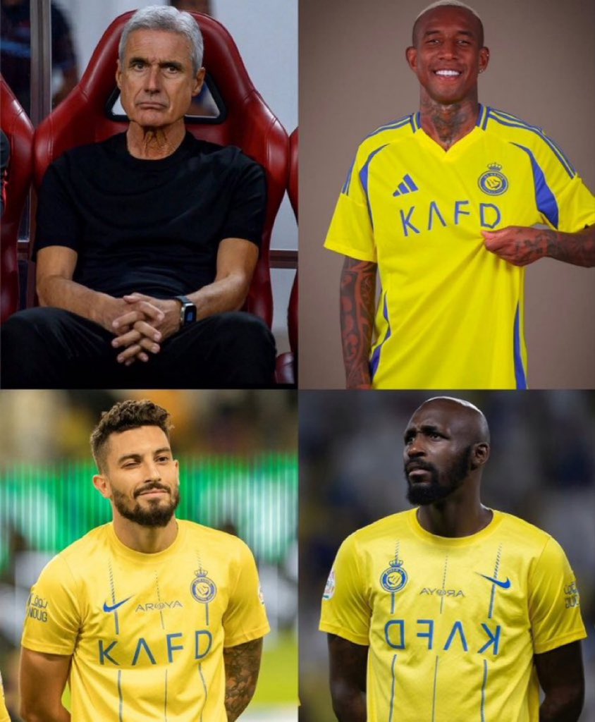 سؤال إلى إدارة شركة #النصر الربحية

نتفق أو نختلف حول أداء من هم في الصورة
#كاسترو، #تاليسكا، #فوفانا، #تيليس….
لكن هل تم استقطاب أفضل منهم فنياً بعد رحيلهم؟
وهل تم تأمين المراكز التي كانوا يشغلونها؟
ما فعله #غويدو و #هييرو أقل ما يقال عنه عبث…

#رحيل_هييرو_وبيولي_مطلب_نصراوي