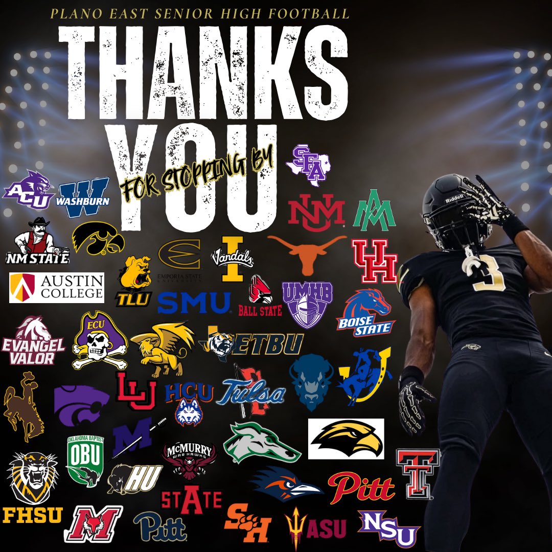 Plano East Football (@planoeastfb) on Twitter photo Thank you to the College Football Coaches who came to practices and campus to recruit our Next Level Panthers. Shout out to <a href="/coachdrecortez/">Coach Dre M.Ed</a> who worked hard to get the word out about our prospects. It’s different on the Eastside! #goldblooded Thank you to the College Football Coaches who came to practices and campus to recruit our Next Level Panthers. Shout out to <a href="/coachdrecortez/">Coach Dre M.Ed</a> who worked hard to get the word out about our prospects. It’s different on the Eastside! #goldblooded